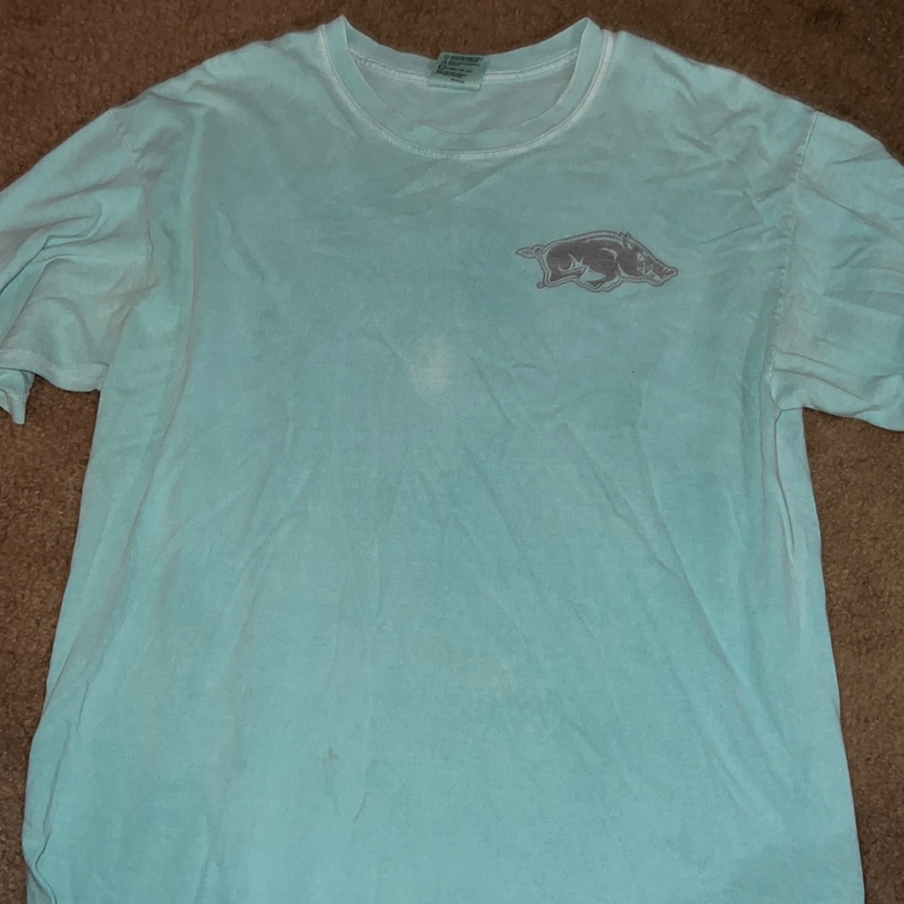 light blue razorback short sleeve Large